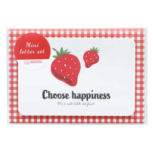 サンスター文具 ミニレターセット ICHIGO4 A S8907005 サンスター文具 ミニレターセット ICHIGO4 A S8907005