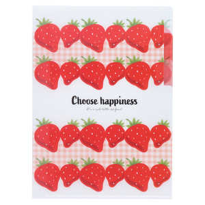 サンスター文具 クリアファイルA5 3P ICHIGO4 A S2138492 サンスター文具 クリアファイルA5 3P ICHIGO4 A S2138492