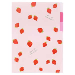 サンスター文具 クリアファイルA5 3P ICHIGO4 B S2138506 サンスター文具 クリアファイルA5 3P ICHIGO4 B S2138506