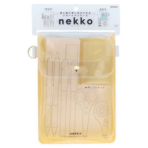 サンスター文具 フラットペンケース nekko ハニーレモン S1427490 サンスター文具 フラットペンケース nekko ハニーレモン S1427490