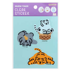サンスター文具 クリアステッカー MUZIK TIGER 2 B S8590982 サンスター文具 クリアステッカー MUZIK TIGER 2 B S8590982