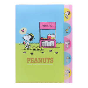 サンスター文具 ダイカットクリアファイル5P PNPWC5 おさんぽ S2139065 サンスター文具 ダイカットクリアファイル5P PNPWC5 おさんぽ S2139065