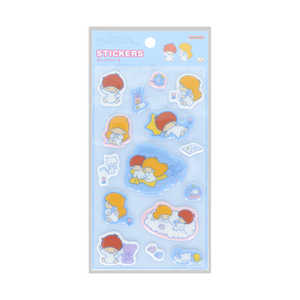 サンスター文具 (限定)ぷっくりシール レトロ SC5 リトルツインスターズ S8821968