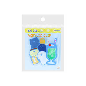 サンスター文具 アクリルクリップ お文具といっしょ クリームソーダ2 S3624889 サンスター文具 アクリルクリップ お文具といっしょ クリームソーダ2 S3624889