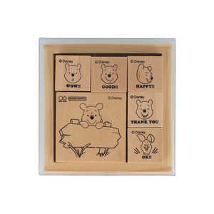 サンスター文具 木製スタンプセット WTP8 メッセージ S3223035 サンスター文具 木製スタンプセット WTP8 メッセージ S3223035