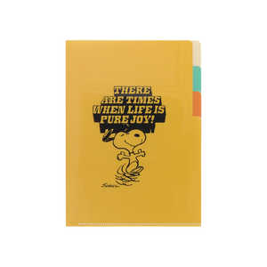 サンスター文具 クリアファイルA5 3ポケット PEANUTS 75周年 イエロー S2172046 サンスター文具 クリアファイルA5 3ポケット PEANUTS 75周年 イエロー S2172046