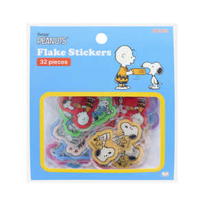 サンスター文具 フレークシール PEANUTS Vintage Collection フレンズ S8543836 サンスター文具 フレークシール PEANUTS Vintage Collection フレンズ S8543836