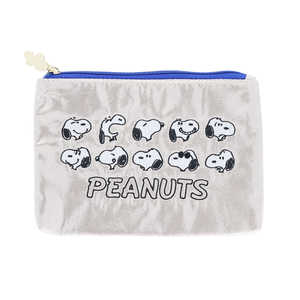 サンスター文具 フラットポーチ PEANUTS Vintage Collection ゴールド S2333899 サンスター文具 フラットポーチ PEANUTS Vintage Collection ゴールド S2333899
