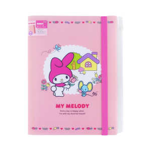 サンスター文具 ゴムバンド付クリアファイル5P+F(サンリオキャラクターズ) マイメロディ ピンク S2172569 サンスター文具 ゴムバンド付クリアファイル5P+F(サンリオキャラクターズ) マイメロディ ピンク S2172569