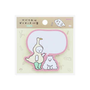サンスター文具 (限定)ダイカット付箋 かぶり生活 アヒルともうふ S2846691 サンスター文具 (限定)ダイカット付箋 かぶり生活 アヒルともうふ S2846691