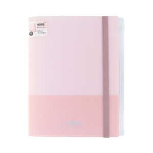 サンスター文具 (限定)ゴムバンド付クリアファイル5P+F mitte アプリコットピンク S2173077 サンスター文具 (限定)ゴムバンド付クリアファイル5P+F mitte アプリコットピンク S2173077