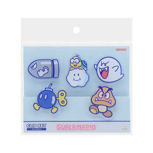 サンスター文具 (限定)アクリルクリップ5個セット スーパーマリオ 敵 S3625613 サンスター文具 (限定)アクリルクリップ5個セット スーパーマリオ 敵 S3625613