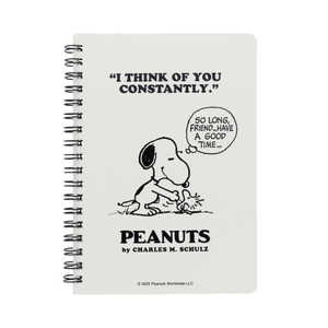 サンスター文具 (限定)WリングノートB6 PEANUTS AMERICAN TASTE 11 アイボリー S2642980 サンスター文具 (限定)WリングノートB6 PEANUTS AMERICAN TASTE 11 アイボリー S2642980