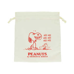 サンスター文具 (限定)パフプリント巾着 PEANUTS AMERICAN TASTE 11 アイボリー S2335611 サンスター文具 (限定)パフプリント巾着 PEANUTS AMERICAN TASTE 11 アイボリー S2335611