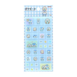 サンスター文具 (限定)タイルシール ポケピース ポッチャマ&モクロー S8814317 サンスター文具 (限定)タイルシール ポケピース ポッチャマ&モクロー S8814317