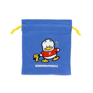 サンスター文具 (限定)サガラ刺繍巾着 レトロ SC4 あひるのペックル S2337274 サンスター文具 (限定)サガラ刺繍巾着 レトロ SC4 あひるのペックル S2337274