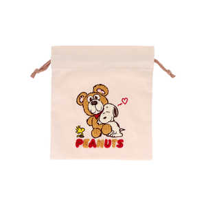 サンスター文具 (限定)サガラ刺繍巾着 PNSCB ブラウン S2337460 サンスター文具 (限定)サガラ刺繍巾着 PNSCB ブラウン S2337460