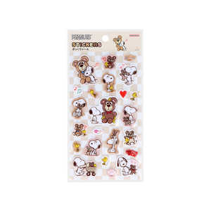 サンスター文具 (限定)ぷっくりシール PNSCB ブラウン S8814597 サンスター文具 (限定)ぷっくりシール PNSCB ブラウン S8814597