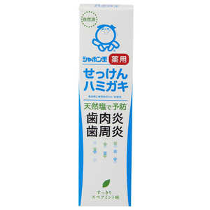 シャボン玉販売 シャボン玉薬用せっけんハミガキスペアミント 