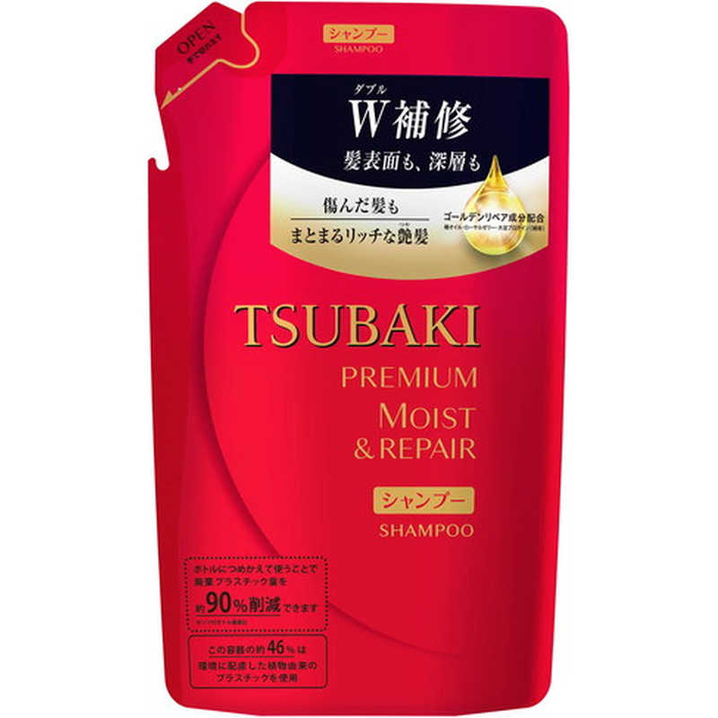 ファイントゥデイ ファイントゥデイ TSUBAKI(ツバキ) プレミアムモイストシャンプーつめかえ用 330mL 〔シャンプー〕  