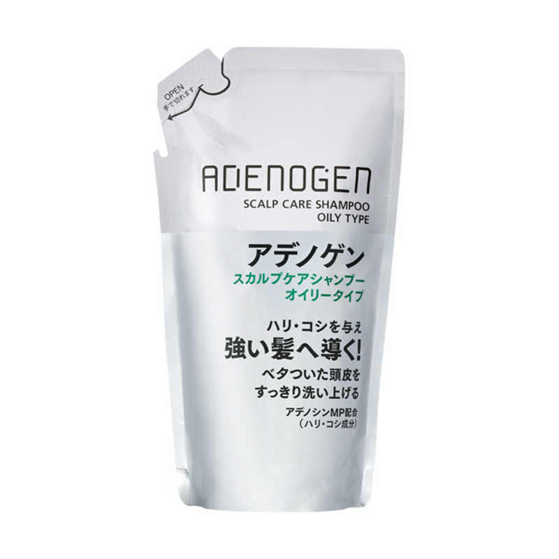 資生堂 資生堂 ADENOGEN(アデノゲン)スカルプケアシャンプー オイリータイプ つめかえ用 (資生堂ADスカルプケアシャンプー(オイリー))310mL  