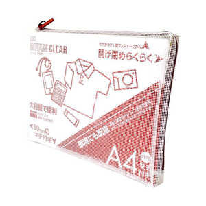 サクラクレパス ノータム・クリアー マチ付 A4 レッド UNCM-A4#19 サクラクレパス ノータム・クリアー マチ付 A4 レッド UNCM-A4#19