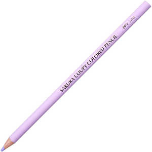 サクラクレパス クーピー色鉛筆 うす紫 PFYバラ#124