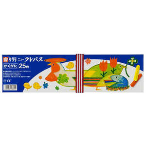 サクラクレパス [クレパス] ニュ-クレパスかくがた25色 NEP25