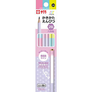 サクラクレパス 小学生文具 かきかた鉛筆六角軸2B A GE2B6-A サクラクレパス 小学生文具 かきかた鉛筆六角軸2B A GE2B6-A