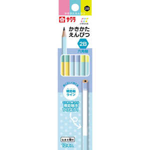 サクラクレパス 小学生文具 かきかた鉛筆六角軸2B C GE2B6-C サクラクレパス 小学生文具 かきかた鉛筆六角軸2B C GE2B6-C