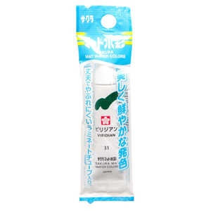 サクラクレパス マット水彩単色ラミネートフック ビリジアン EMW-P#31 サクラクレパス マット水彩単色ラミネートフック ビリジアン EMW-P#31
