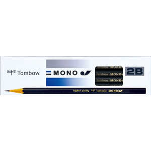 トンボ鉛筆 鉛筆モノJ 2B MONO-J2B