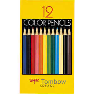 トンボ鉛筆 色鉛筆紙箱12色NA CQ-NA12C