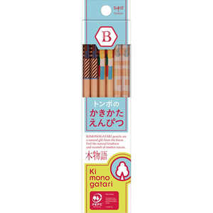 トンボ鉛筆 かきかた鉛筆F木物語01水色B KB-KF01-B
