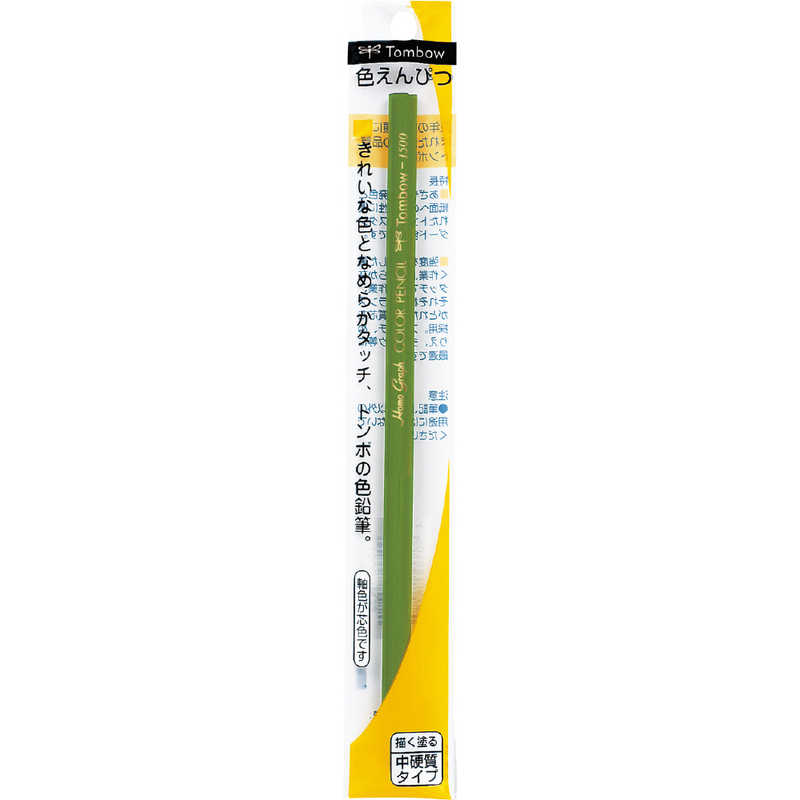 トンボ鉛筆 トンボ鉛筆 色鉛筆1500黄緑パック BCX-106 BCX-106