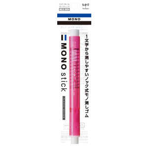 トンボ鉛筆 ホルダー消しゴムモノスティックピンクPK JCC-121C トンボ鉛筆 ホルダー消しゴムモノスティックピンクPK JCC-121C