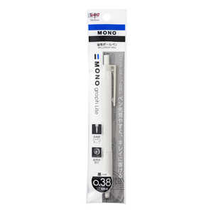 トンボ鉛筆 油性ボールペン0.38(パック品) MONO graph Lite(モノグラフライト) スモーキーホワイト FCF111A トンボ鉛筆 油性ボールペン0.38(パック品) MONO graph Lite(モノグラフライト) スモーキーホワイト FCF111A