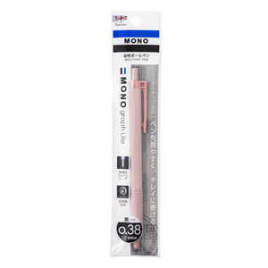 トンボ鉛筆 油性ボールペン0.38(パック品) MONO graph Lite(モノグラフライト) スモーキーピンク FCF111D トンボ鉛筆 油性ボールペン0.38(パック品) MONO graph Lite(モノグラフライト) スモーキーピンク FCF111D
