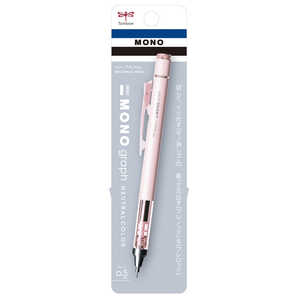 トンボ鉛筆 シャープペンシル 0.5mm マットピンク MONO graph(モノグラフ) DPB-141C トンボ鉛筆 シャープペンシル 0.5mm マットピンク MONO graph(モノグラフ) DPB-141C