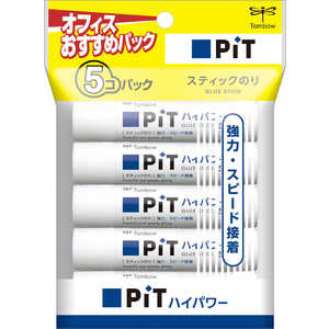トンボ鉛筆 スティック糊ピットハイパワーS5Pパック HCA-511 トンボ鉛筆 スティック糊ピットハイパワーS5Pパック HCA-511