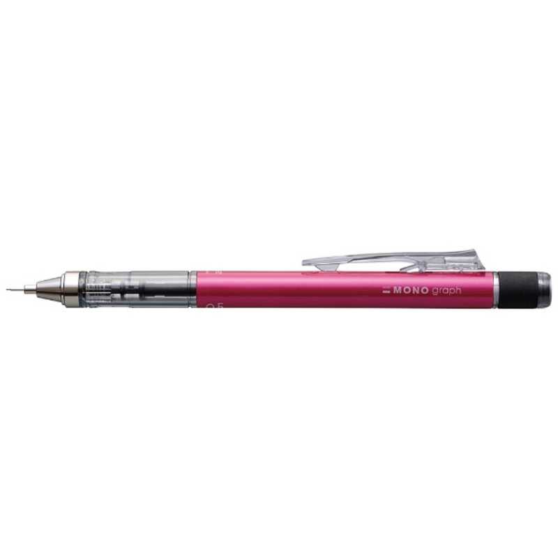 トンボ鉛筆 トンボ鉛筆 [シャープペン]モノ消しゴム搭載シャープペンシル モノグラフ ピンク (芯径:0.5mm) SH-MG81 SH-MG81