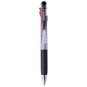 トンボ鉛筆 [油性ボールペン]リポーター2 2色ボールペン 透明 (ボール径:0.7mm) BC-WRC20 インク色:黒･赤