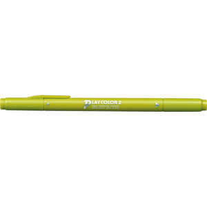 トンボ鉛筆 プレイカラー2 ライムグリーン WSTP50