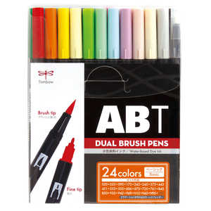 トンボ鉛筆 水性マーカーABT24色ベーシック AB-T24CBA トンボ鉛筆 水性マーカーABT24色ベーシック AB-T24CBA