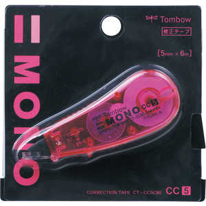 トンボ鉛筆 修正テープモノCC5C80ピンク CT-CC5C80