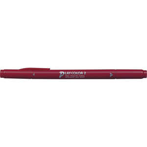 トンボ鉛筆 プレイカラー2 紅色 WSTP24