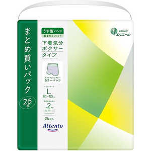 大王製紙 アテント うす型パンツ 下着気分 ボクサータイプ Lサイズ 26枚入 大王製紙 アテント うす型パンツ 下着気分 ボクサータイプ Lサイズ 26枚入