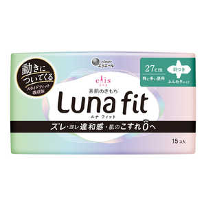 大王製紙 エリス 素肌のきもち ルナフィット(特に多い昼用)羽つき 15コ 大王製紙 エリス 素肌のきもち ルナフィット(特に多い昼用)羽つき 15コ