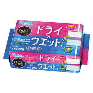 大王製紙 キレキラ！ワイパードライ×ウェットシート 16枚 キレキラワイパーDW16