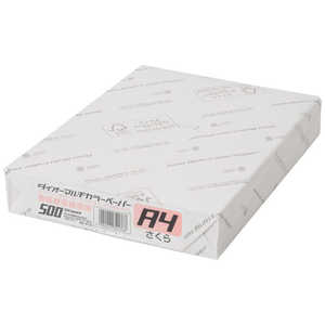 プラス ダイオーマルチカラーペーパー 92μm ［A4 / 500枚］ さくら CW-620C